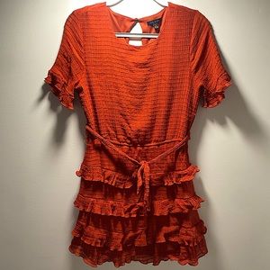 CITY STUDIO Rust Orange Dress | L
